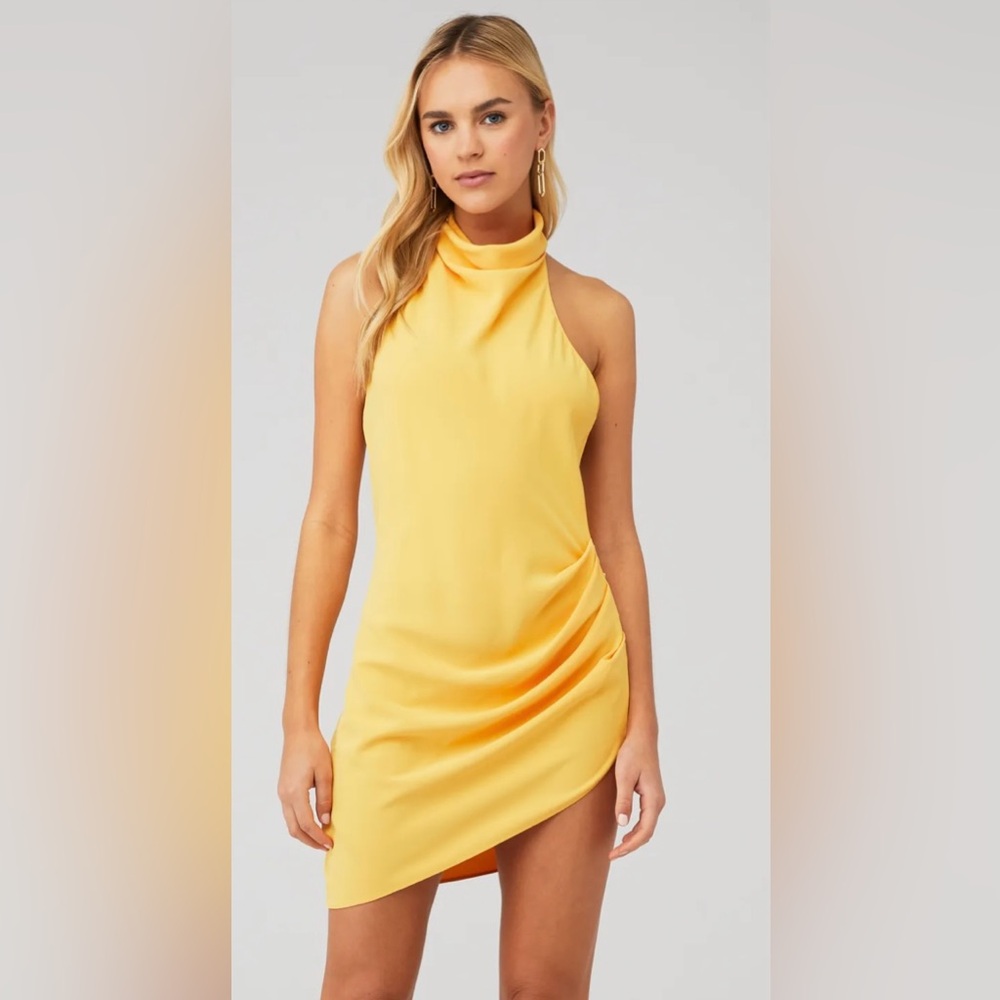 Amanda Uprichard Samba Dress in Yellow